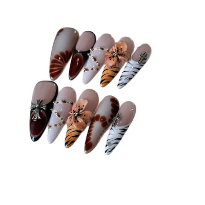Esmalte de Larga Duración Estilo Francés con Diseño Leopardo - Image 5