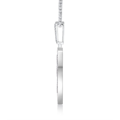 Collar Starlight Shield - Colgante de Moissanita S925 Plateado y Platinado - Image 11