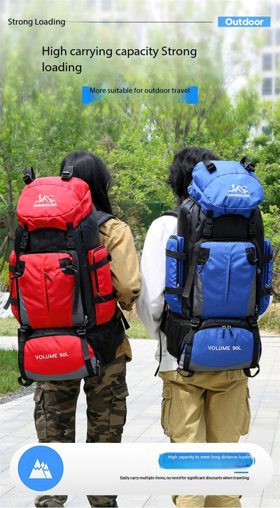 Mochila de Viaje 90L Impermeable para Senderismo y Trabajo - Image 16