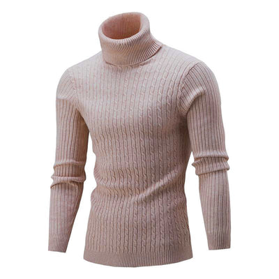 Suéter Cuello Alto Manga Larga para Hombre - Estilo Casual - Image 20