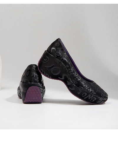 Zapatos Plataforma Punta Cuadrada con Suela Acolchada para Mujer - Image 7