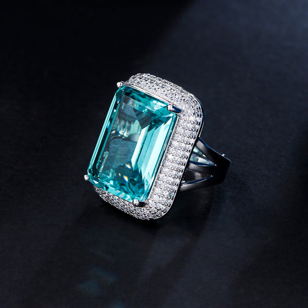 Anillo Geométrico Rectangular de Diseño Moderno - Image 5