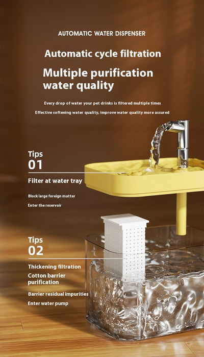 Fuente de Agua Automática para Gatos con Circulación Continua - Image 36