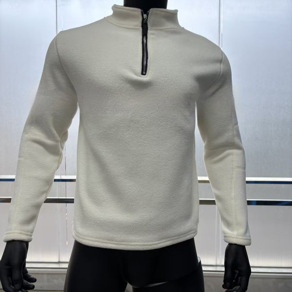 Suéter Casual de Cuello Alto con Cierre Frontal para Hombre - Otoño Invierno