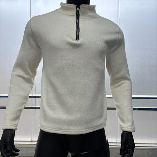 Suéter Casual de Cuello Alto con Cierre Frontal para Hombre - Otoño Invierno - Image 2