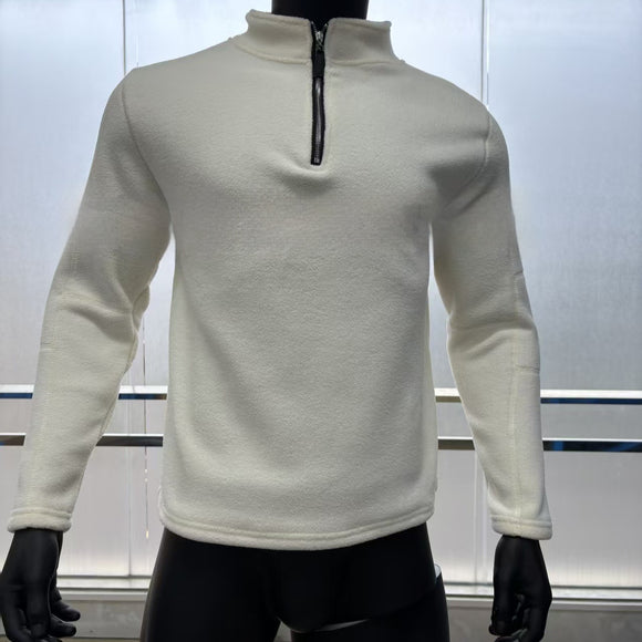 Suéter Casual de Cuello Alto con Cierre Frontal para Hombre - Otoño Invierno