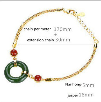 Joya de Plata Esterlina Vintage con Jade Hetian Plateado Estilo Tailandés - Image 6