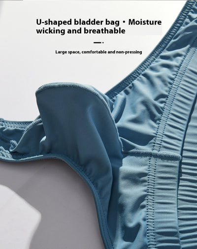 Bóxer Transparente de Seda Helada Talla Grande para Hombre - Image 18