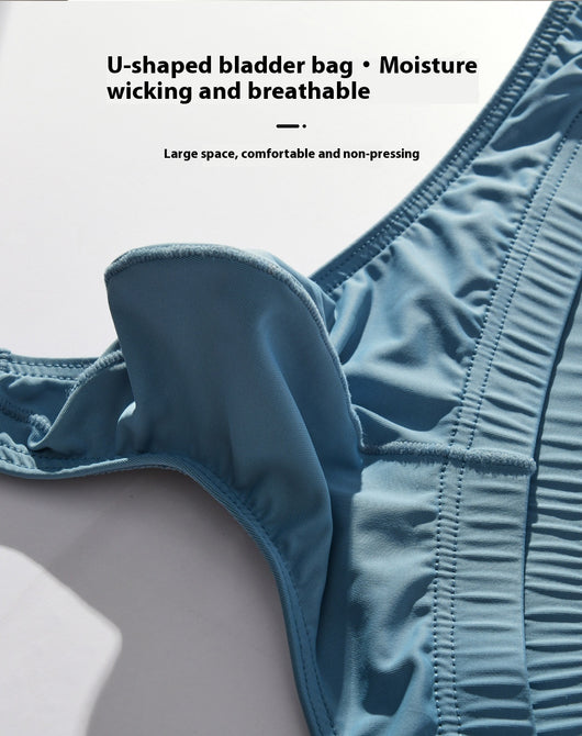 Bóxer Transparente de Seda Helada Talla Grande para Hombre - Image 18