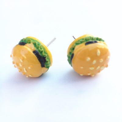 Aretes Divertidos de Hamburguesa Creativa - Image 15