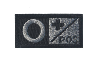 Brazalete Táctico con Parche Bordado de Tipo de Sangre y Velcro - Image 9
