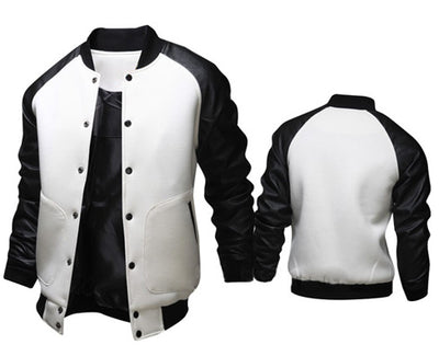 Chaqueta de Algodón para Hombre con Cuello de Pie y Costuras de Diamante - Image 4