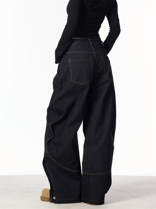 Pantalones Anchos Retro Primavera - Image 4