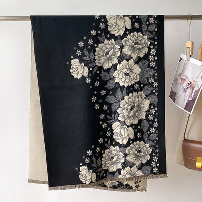 Pañuelo Étnico Floral con Estilo y Elegancia para Mujer - Image 6