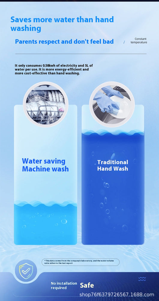 Lavavajillas Automático Inteligente con Desinfección, Secado y Tanque de Agua - Image 22