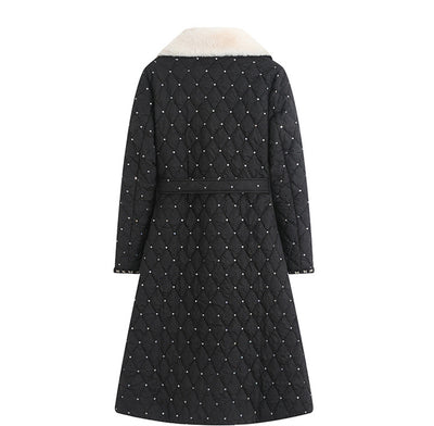 Chaqueta Acolchada Mujer con Cinturón Doble Capa Premium - Image 8