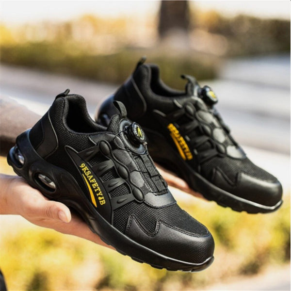 Zapatos de Seguridad Respirable Antiimpacto y Antipunción para Hombre
