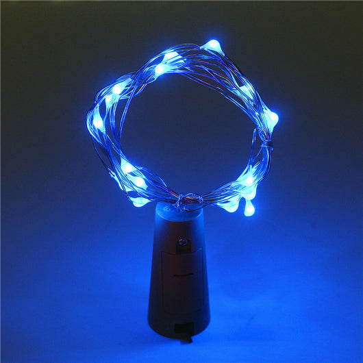 Guirnalda de Luces LED con Corcho de Vino - 2 Metros, 20 Luces Multicolor - Image 2