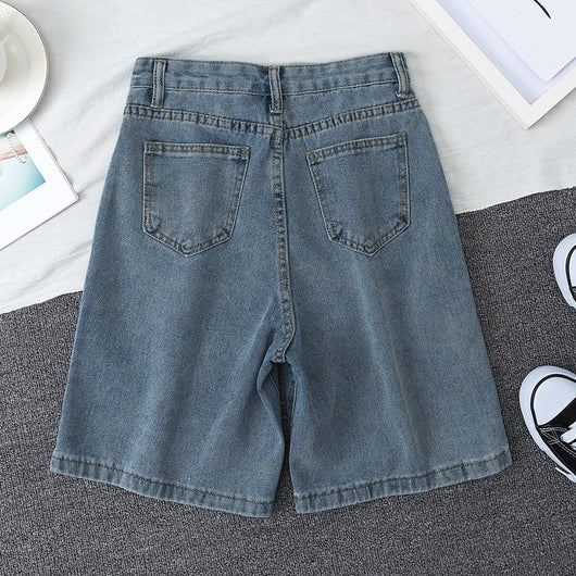 Jeans Rectos de Cintura Alta con Efecto Adelgazante para Mujer - Image 8