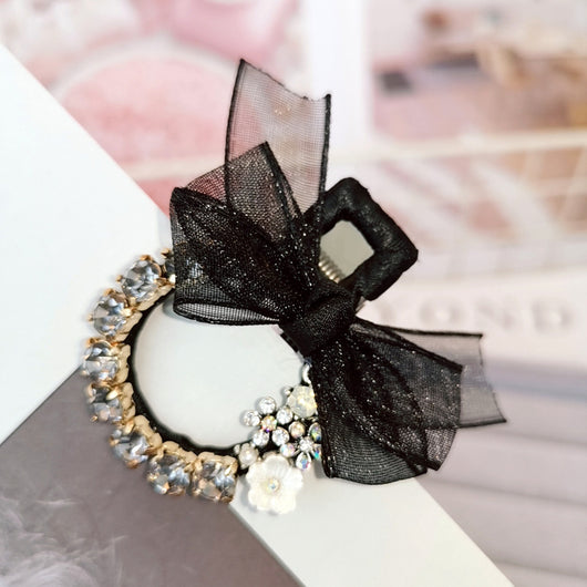 Pasador de Mariposa con Malla de Encaje - Accesorio de Cabello Elegante Metal - Image 8