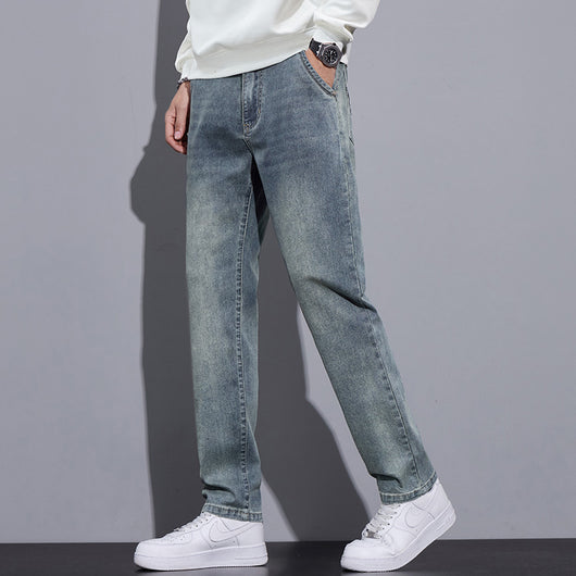 Pantalones Vaqueros Anchos Rectos Estilo Urbano para Hombre - Image 3