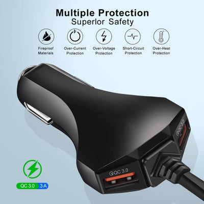 Cargador Rápido 12A de 4 Puertos USB con Cable Incluido - Image 2