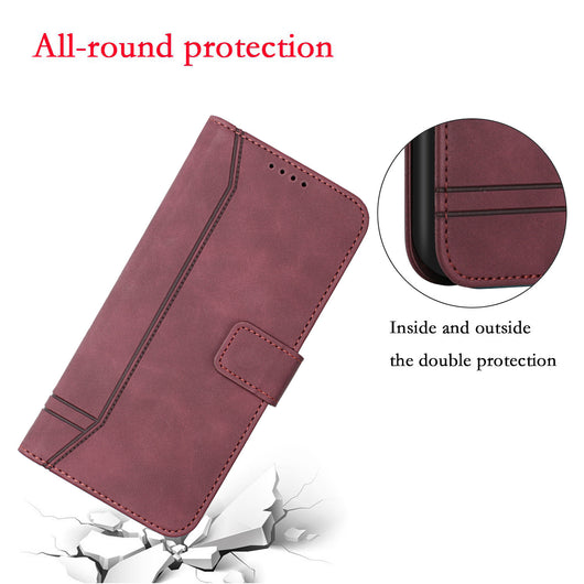 Funda Cartera para Celular con Textura Premium y Soporte de Tarjetas - Image 12