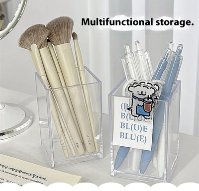 Organizador Acrílico Transparente para Escritorio - Soporte Multifuncional para Oficina y Maquillaje - Image 7