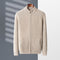 Cardigan Cuello Alto con Cierre Acolchado para Hombre