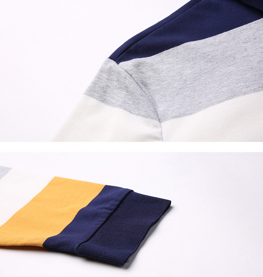 Playera Slim Fit a Rayas para Hombre - Casual y Versátil - Image 12