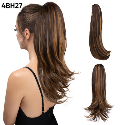 Peluca Corta Estilo Europeo Americana con Cola de Caballo para Mujer - Image 9
