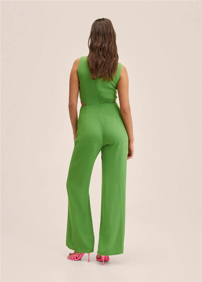 Jumpsuit de Cintura Alta con Nudo Anudado para Mujer - Image 8