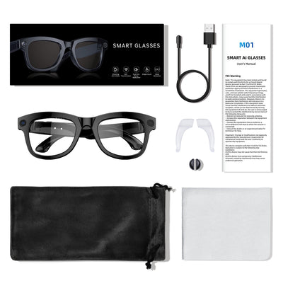 Gafas Inteligentes con Cámara HD y Traducción por IA - Image 2