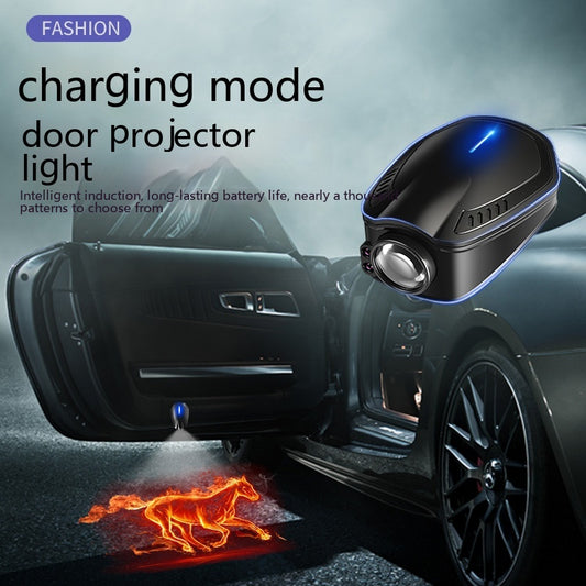 Luz de Bienvenida Inalámbrica Recargable F2 para Auto
