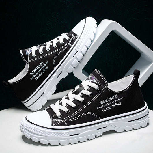 Zapatillas de Lona Ligeras Transpirables Estilo Coreano - Tenis Casuales Hombre Moda Urbana - Image 10