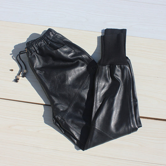 Pantalones de Cuero Gamuza Auténtica - Image 5