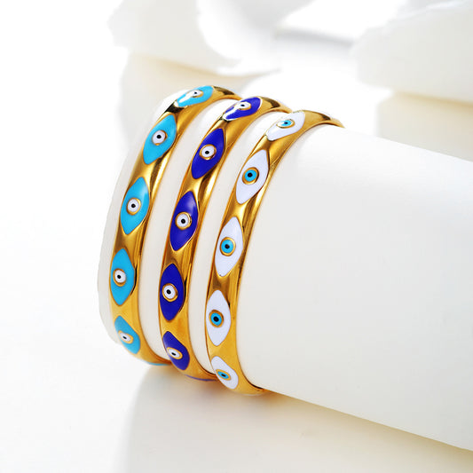 Pulsera Retro de Acero Titanio Abierta - Estilo INS - Image 2