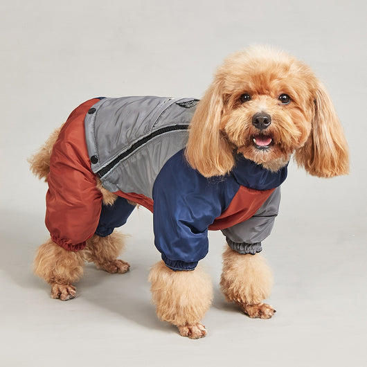 Abrigo Acolchado para Perros Medianos y Grandes - Diseño a Juego de Colores para Invierno - Image 13