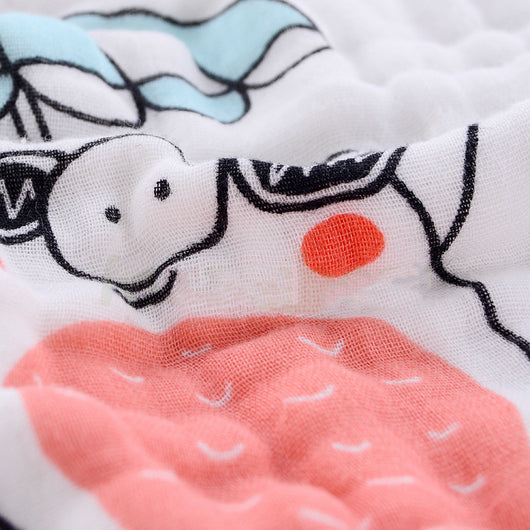 Toalla de Gasa de Algodón de Seis Capas para Bebés y Niños - Image 3