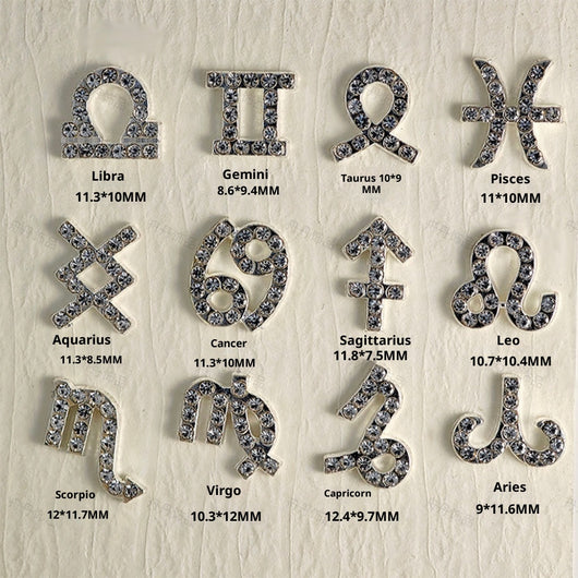 Accesorios de Uñas Astrológicos con Diamantes Incrustados - Image 2