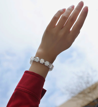 Pulsera Lujo Verano - Conjunto de Joyería Plata S925 con Moissanita Premium - Image 6
