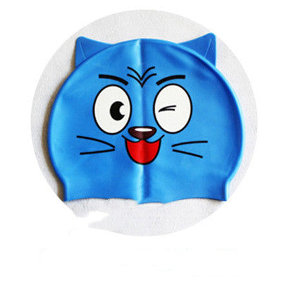 Gorro de Natación de Silicona para Niños con Dibujos Animados - Image 10