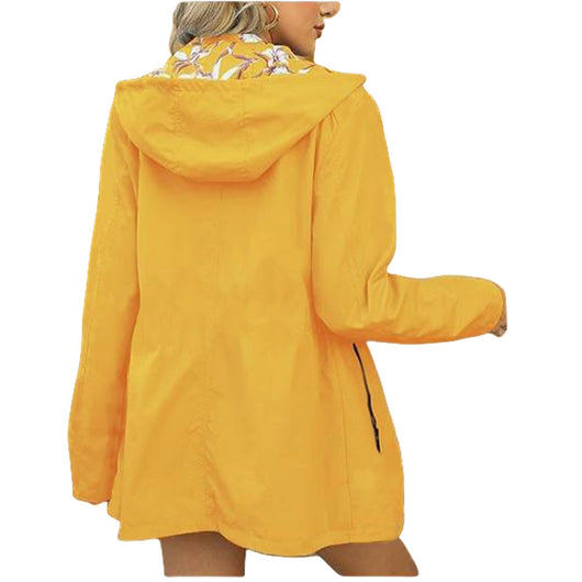 Cortavientos Reversible Estampado Mujer Estilo Japonés y Coreano - Image 18