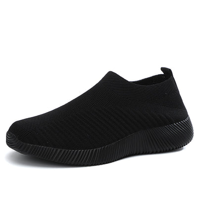 Tenis Deportivos Mesh Tejido Hombre - Sneakers Blancos y Negros Ligeros - Image 9