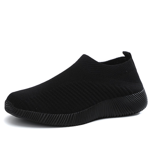 Tenis Deportivos Mesh Tejido Hombre - Sneakers Blancos y Negros Ligeros - Image 9
