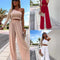 Traje Casual Asimétrico para Mujer con Manga Larga
