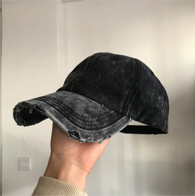 Gorra Retro Japonesa Oscura Versátil All-Match