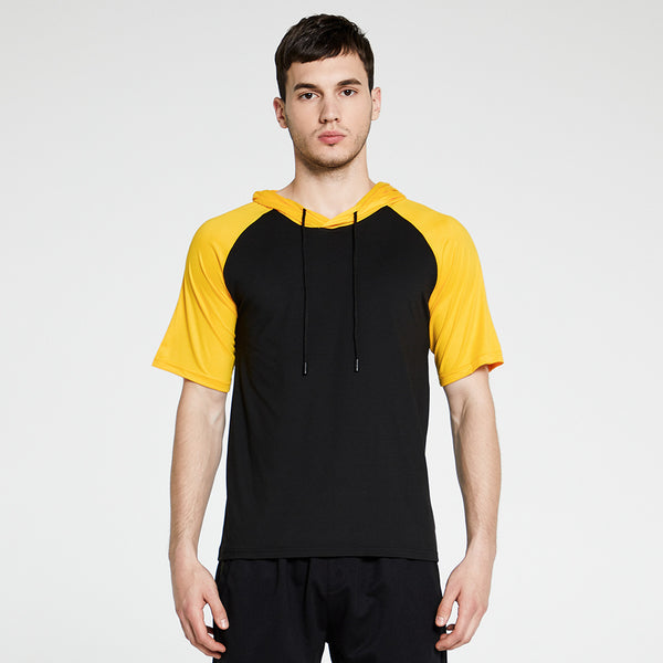 Playera con Capucha Deportiva para Parejas - Manga Corta Casual de Verano