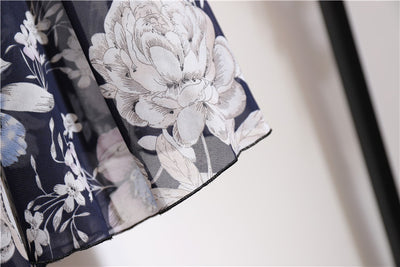 Falda Bohemia Floral de Gasa Estampada Largo Medio - Image 20