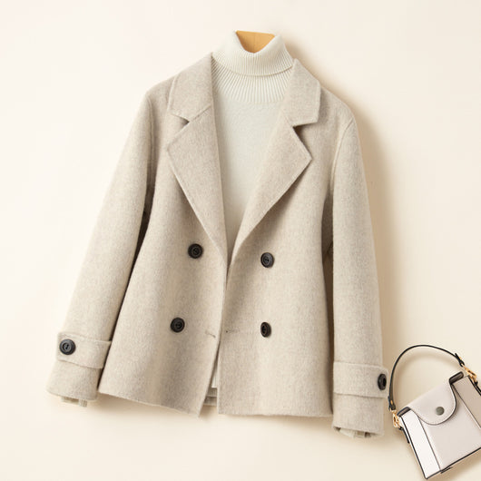 Blazer Reversible de Cashmira para Mujer - Chaqueta Corta de Lujo - Image 5